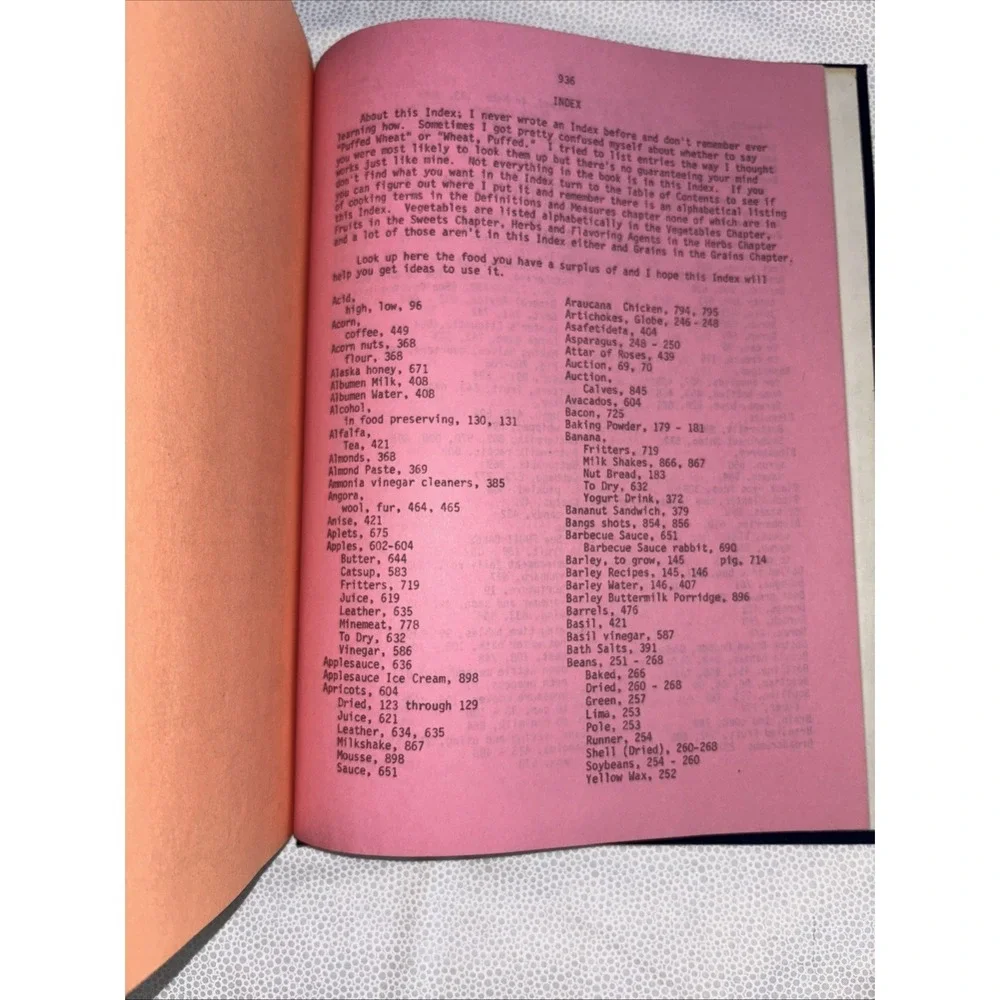 Old Fashioned Recipe Book Carla Emery Hardcover 1976 1977‎ homesteading resource